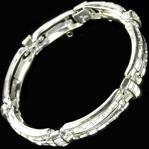Trifari 'Alfred Philippe' Baguette Arches Bracelet